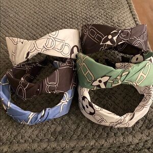 Set of Four Patterned Headbands